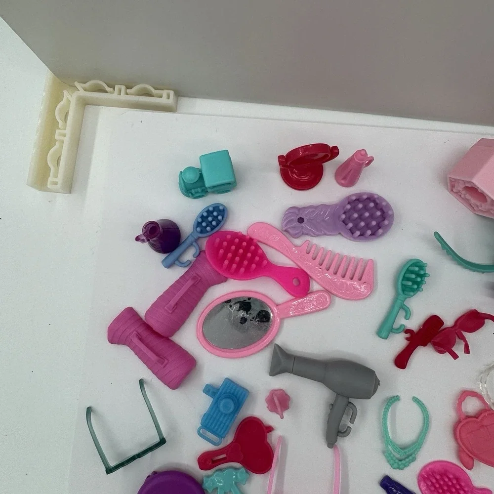 Barbie Doll Accessories Lot 64pc Mixed‎ Shoes Hangers Hats